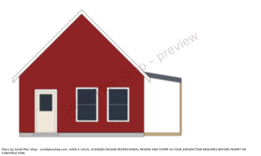 Left elevation preview