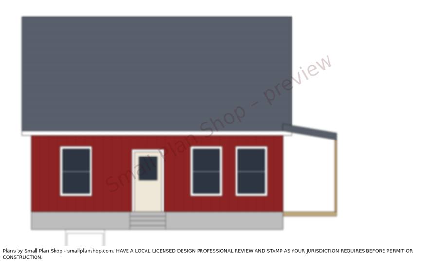 Left elevation preview