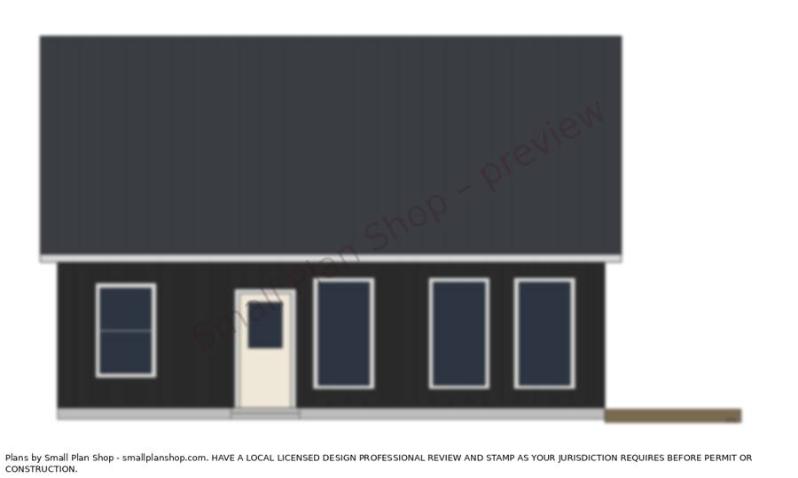 Left elevation preview