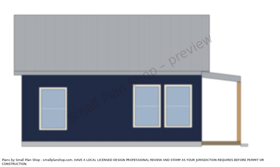 Left elevation preview