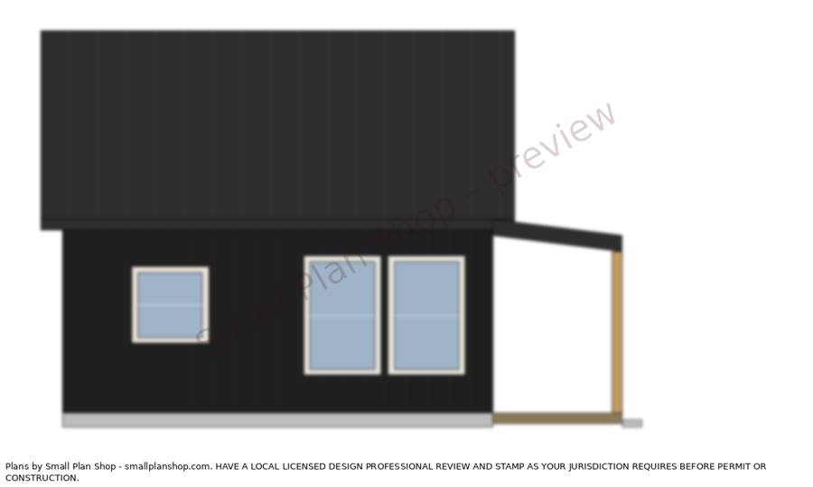 Left elevation preview
