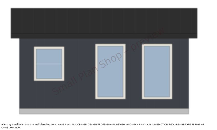 Rear elevation preview
